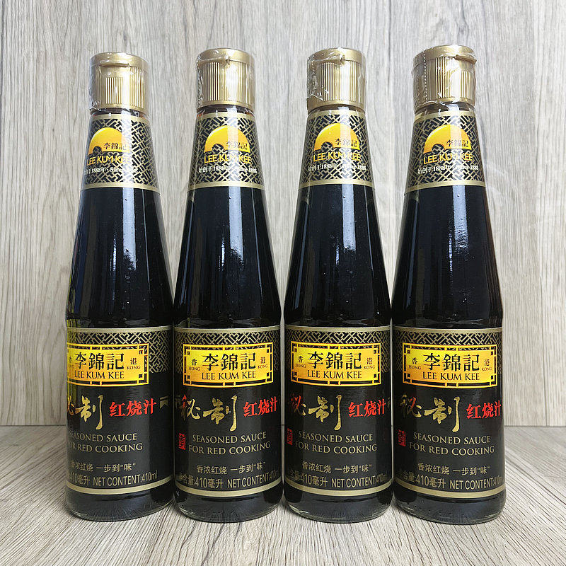 李锦记秘制红烧汁410ml瓶装排骨调料红烧肉鸡翅家用上色增香老抽