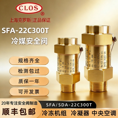 克罗斯CSA-22C300T冷媒安全阀CSA