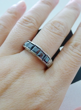 61-30大号内径1.9CM男女通用龙骨戒指复古小众暗黑风闭口戒