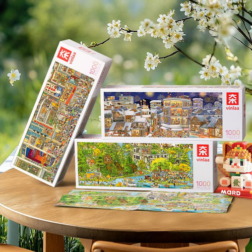 VINLAA插画双木早早拼图玩具礼品