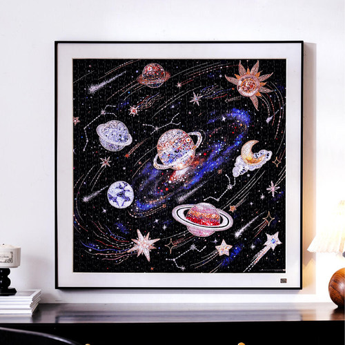 图益珠绣星寰1000片拼图节日礼物