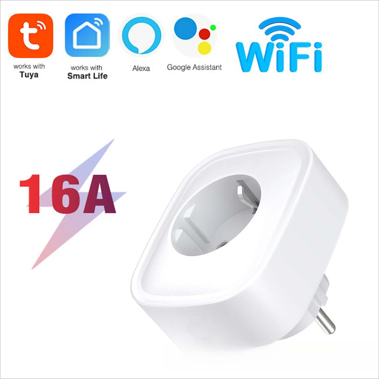 WiFi16A欧规智能插座Alexa音响
