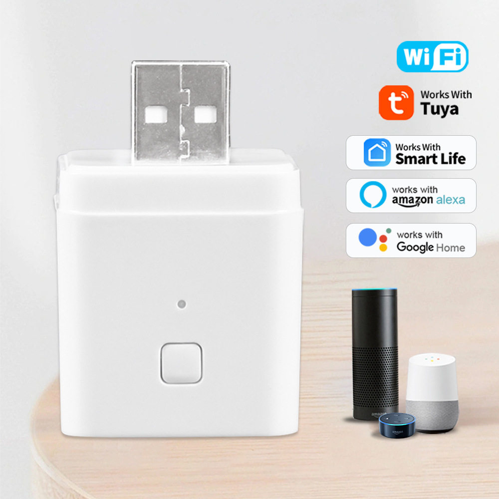 涂鸦智能UB适配器开关5V2A WiFi电源适配器充电头APP语音定时控