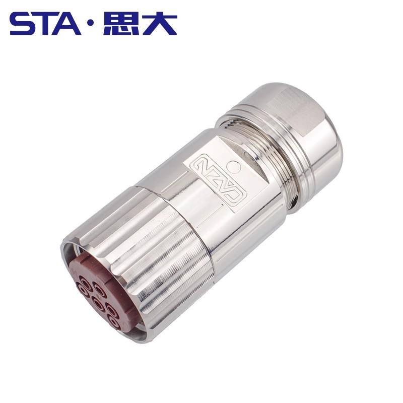 M40航空插头编码器8芯防水连接器
