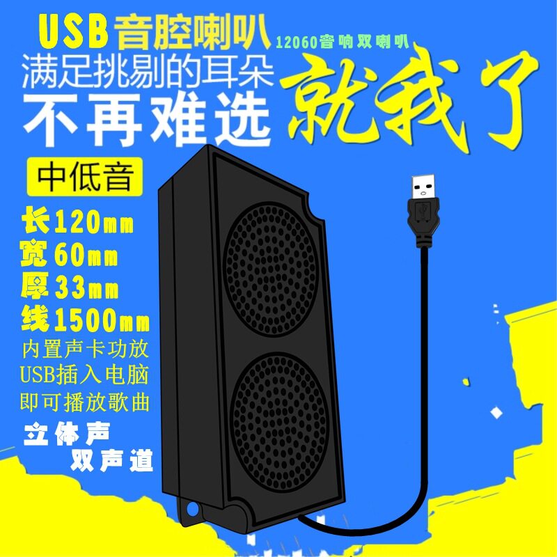 精歌源UB12060小音响双声道腔体
