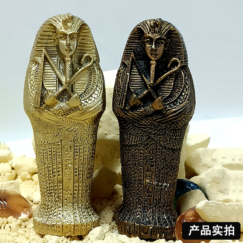古埃及系列考古挖掘玩具儿童益智手工diy敲土挖木乃伊法老眼镜蛇