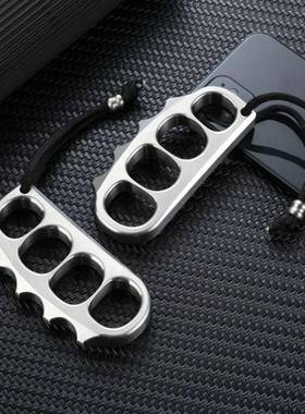 手撑子指虎四指拳套戒指环拳扣车载破窗求生装备不锈合法防身武器