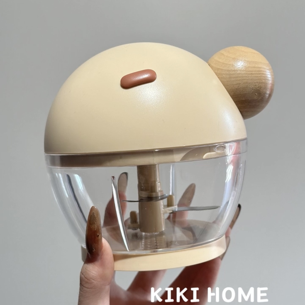 【捣蒜泥神器】拉蒜器手动玻璃家用厨房蒜蓉姜蒜搅碎机料理机小型