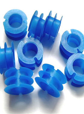 GU22高频变压器罐型磁芯骨架 双槽蓝色 骨架单槽P22骨架磁芯