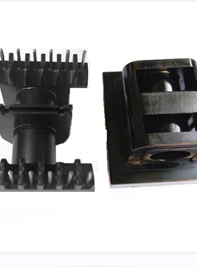 ER3542双槽卧式7+7针3508A骨架外壳磁芯干式骨架中间带槽