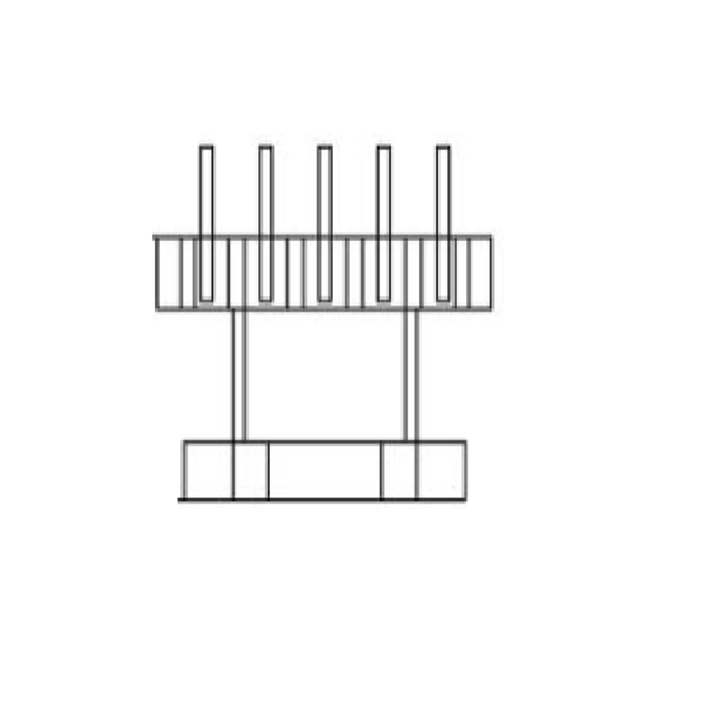 epc17变压器磁芯骨架卧式5+0