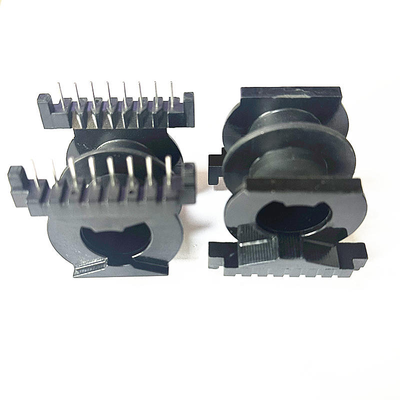 PQ5050高频变压器磁芯骨架卧室双槽 8+8电源骨架磁芯BOBBIN+CORE