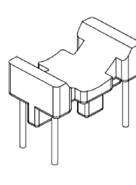 7mm-12mm高频干式变压器磁环底座 电感底座BASE  033A