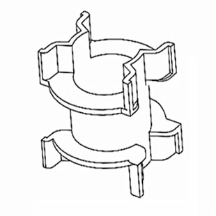 PQ2620骨架无针骨架磁芯变压器磁芯骨架线架2607-1