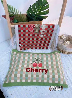 八层纱布加厚单人可爱卡通枕头巾40*60cmAB面儿童枕巾