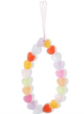 出口余软糖爱心糖果jelly heart 彩色多巴胺Y2K手机链