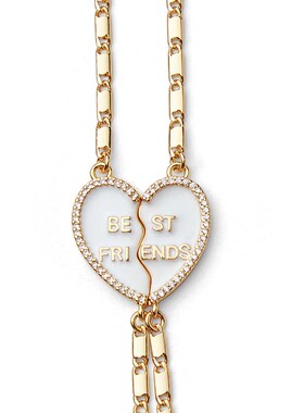 铜锆真金电镀 官同款挪威CH小熊bff best friends 滴油 手链