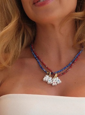 CH 出口余恶魔眼串珠项链