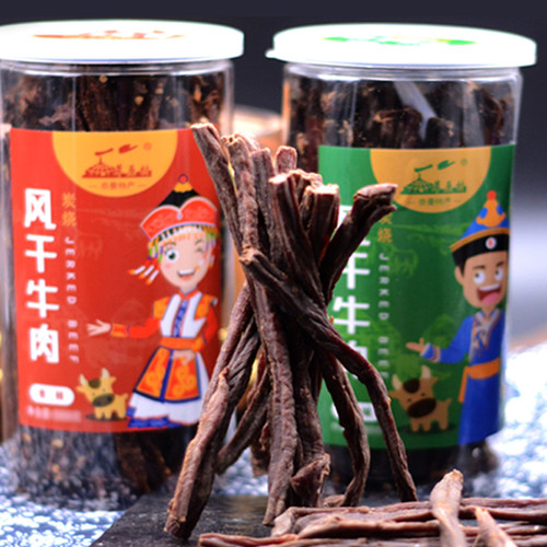 草原村牛肉干内蒙古炭烤正宗休闲