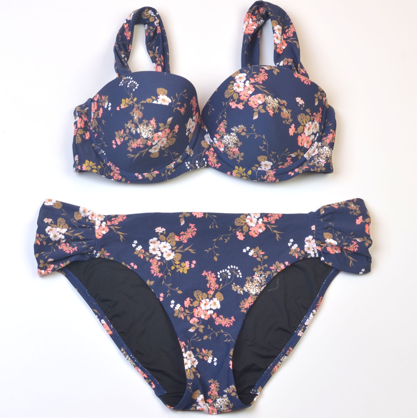 英国MINT**品牌度假温泉性感印花比基尼时尚bikini泳装女带钢圈