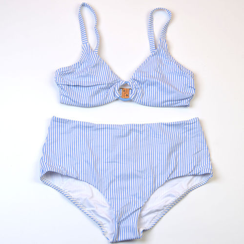 英国N**T品牌海边性感聚拢钢圈比基尼时尚bikini大码泳装女多款