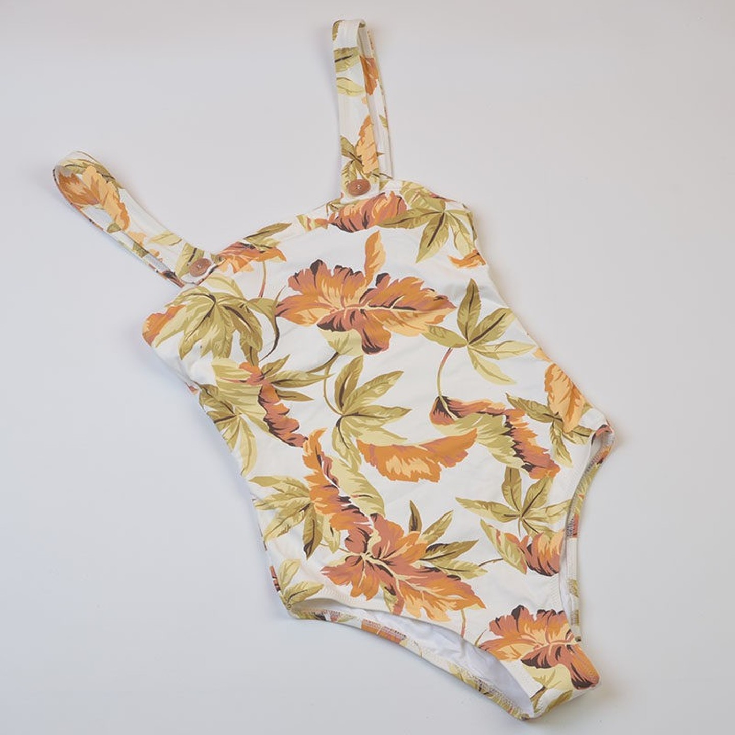 澳洲品牌外贸时尚度假舒适聚拢显瘦温泉连体泳衣女出口泳装带胸垫