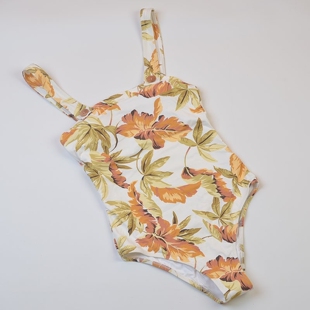 澳洲品牌外贸时尚 带胸垫 度假舒适聚拢显瘦温泉连体泳衣女出口泳装