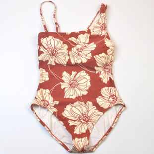 女款 新款 泳装 显瘦度假泡温泉连体泳衣时尚 外贸美国品牌GA 修身