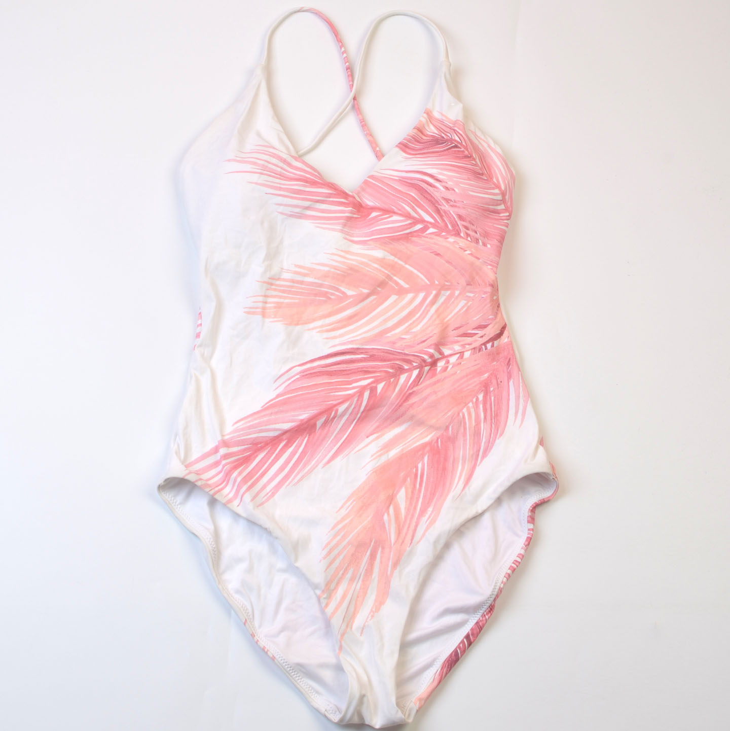 新款荷兰品牌BAR**时尚印花显瘦海边度假连体泳衣温泉女款泳装