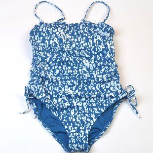 性感度假印花连体泳衣女款 品牌Sanc 带胸垫 美国时尚 新款