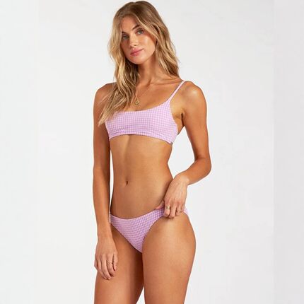 澳洲品牌B*ong肌理感华夫格吊带比基尼bikini时尚舒适分体泳衣
