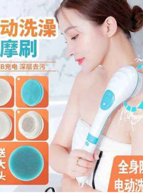 【工厂直发】按摩刷刷头防水搓澡刷搓泥搓背后背多功能自动沐浴刷
