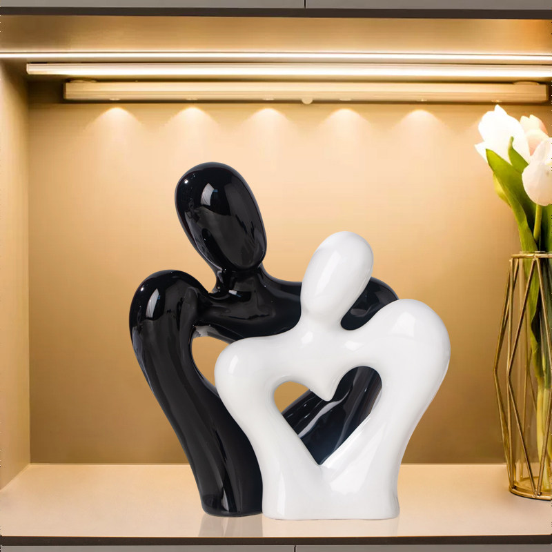 轻奢抽象艺术摆件桌面情侣人物小众高级家居简约酒柜电视柜装饰品,家居饰品,装饰摆件,淘宝优惠券,粉丝福利购,淘宝优惠卷