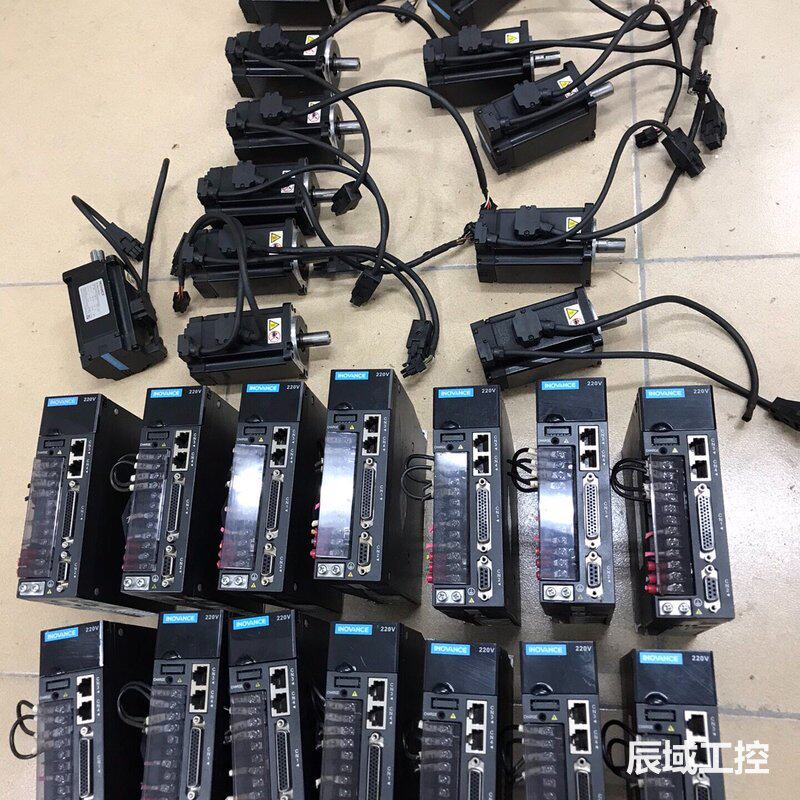汇川620p脉冲型伺服电机400w，驱动IS620PS2R8全新 二手都有