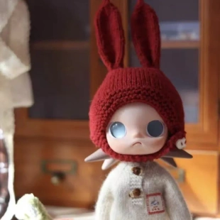 Zsiga红兔帽棒针娃衣可动人偶向往之处毛衣套装嘎子姐着替换装