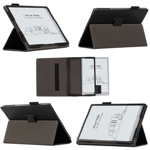 明枫适用于科大讯飞iFlytek AINote 2保护套10.65英寸智能办公本二代后折支撑皮套电子书笔槽手托防摔外壳