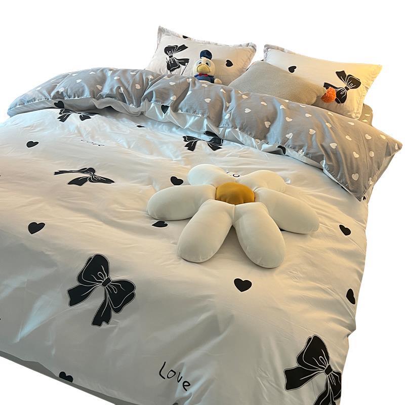 soft bed sheets fitted sheet cotton pillow cases 床笠 枕套