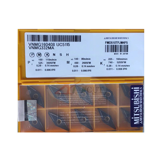 三菱车刀片 VNMG160404/160408 UC5115 钢件铸铁通用加工 V形刀粒