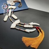 道具 汉服禁步压禁坠曲剧服装 新款 战国袍直裾岫玉风铃长腰佩古装