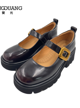 菱光洛丽塔玛丽珍鞋女2023秋季新款女鞋软妹单鞋B238KX589