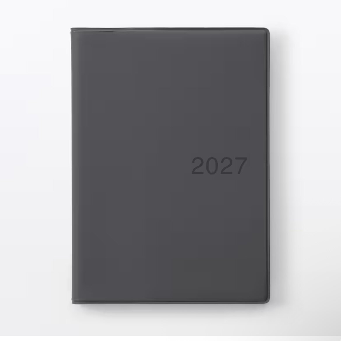 日本代购MUJI无印良品2027年新年款日程本手帐月周横式周计划A5B5