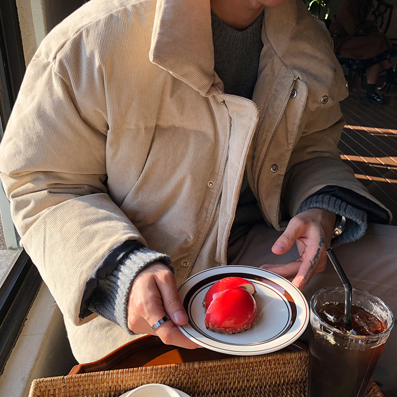 MRCYC冬季男士棉衣INS超火的韩系潮流灯芯绒日系面包服宽松外套,男装,棉衣,淘宝优惠券,粉丝福利购,淘宝优惠卷