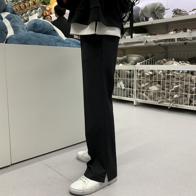 MRCYC秋季坠感西裤男宽松韩系潮流阔腿直筒裤休闲长裤垂感西装裤,男装,西裤,淘宝优惠券,粉丝福利购,淘宝优惠卷