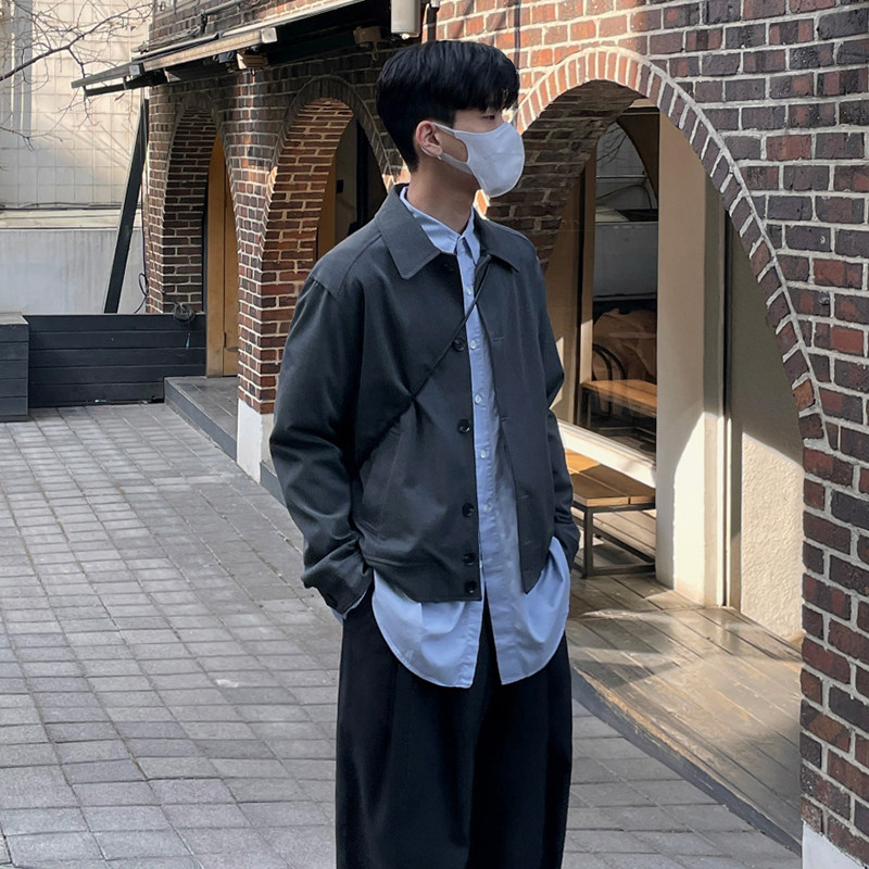 MRCYC高级感短款夹克男春秋款韩系宽松潮流日系休闲上衣外套,男装,夹克,淘宝优惠券,粉丝福利购,淘宝优惠卷