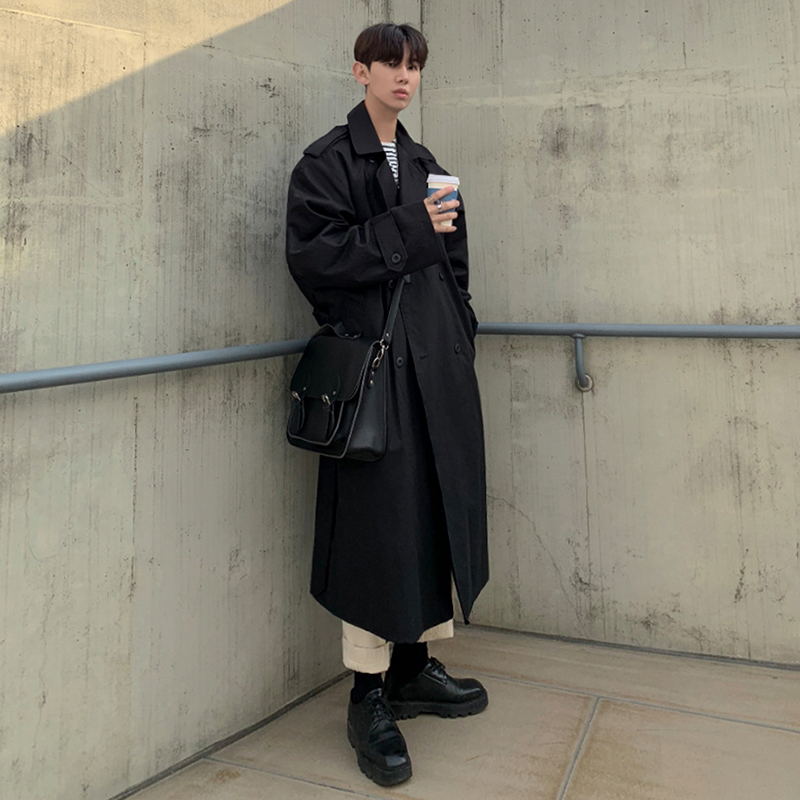 韩版潮流中长款大衣Mrcyc