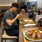 宽松纯棉短T韩系潮流圆领半袖 MRCYC老钱风高级短袖 T恤男夏季 上衣