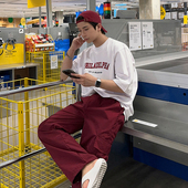 字母印花T恤男士 夏季 纯棉圆领短袖 MRCYC美式 韩系通勤风半袖 上衣潮