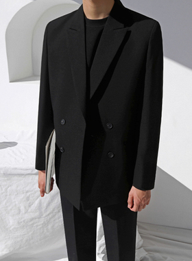 MRCYC休闲西装外套男士春秋季dk制服上衣韩系宽松潮流复古单西服