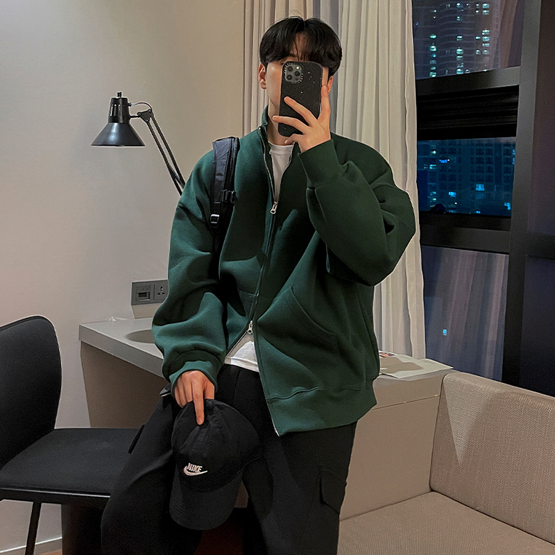 MRCYC开衫卫衣男款秋季韩系潮流立领外套男士秋装宽松休闲上衣服,男装,卫衣,淘宝优惠券,粉丝福利购,淘宝优惠卷