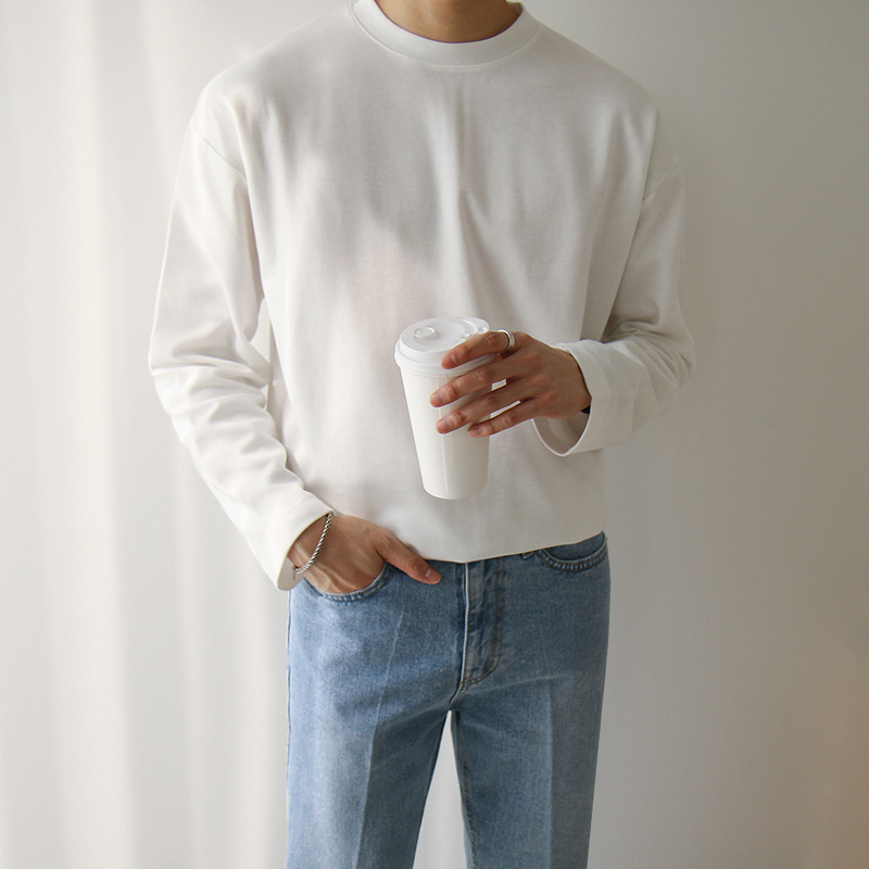 MRCYC潮流圆领内搭休闲长袖T恤